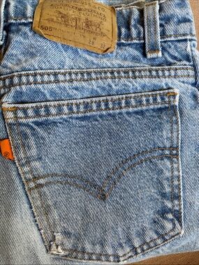 Vintage Levi’s Student Fit 505’s Orange tag